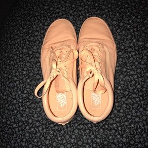 Monochromatic peach vans